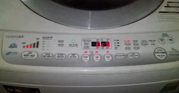 Cách xử lý máy giặt Toshiba báo lỗi EC5 tại nhà hiệu quả