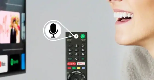 Cách điều khiển tivi Sony bằng giọng nói từ remote chi tiết