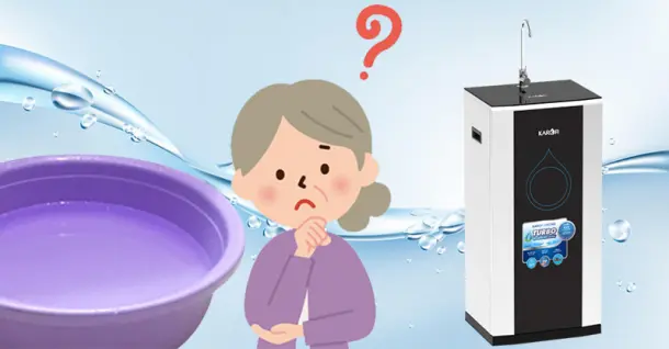 Nước thải của máy lọc nước có dùng được không?
