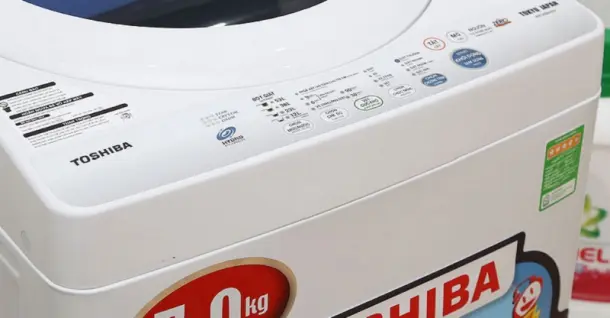 Lỗi E1 máy giặt Toshiba do đâu? Hướng dẫn cách khắc phục