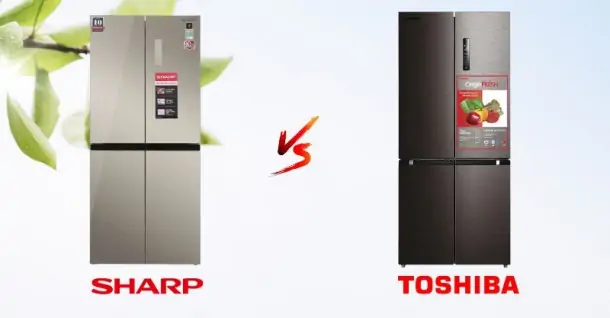 So sánh tủ lạnh Sharp và Toshiba - Mua loại nào tốt?