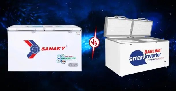 So sánh tủ đông Sanaky và Darling - Loại nào dùng tốt hơn?