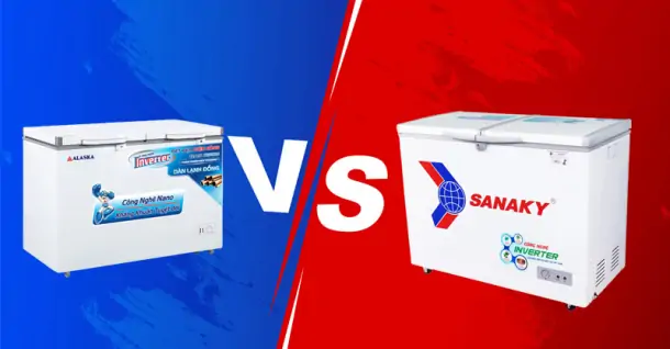 So sánh tủ đông Alaska và Sanaky - Loại nào tốt hơn?