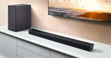 Kết nối loa sub với loa thanh Samsung chỉ trong 10 giây!