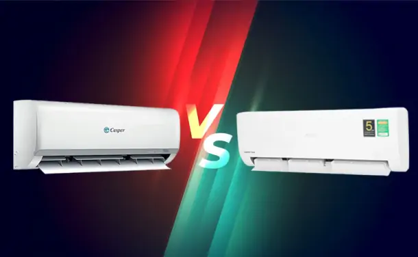 So sánh máy lạnh Aqua và Casper - Nên chọn mua loại nào?