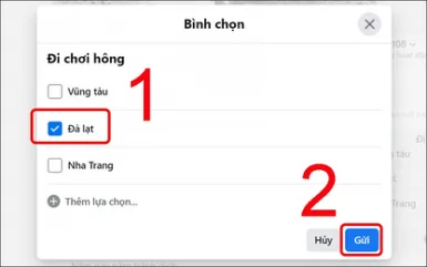 Cách tạo bình chọn trên Messenger cực dễ và nhanh chóng