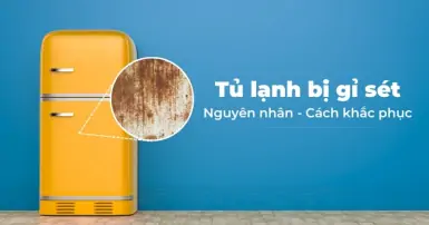 Nguyên nhân tủ lạnh bị rỉ sét - Mẹo xử lý hiệu quả và nhanh chóng