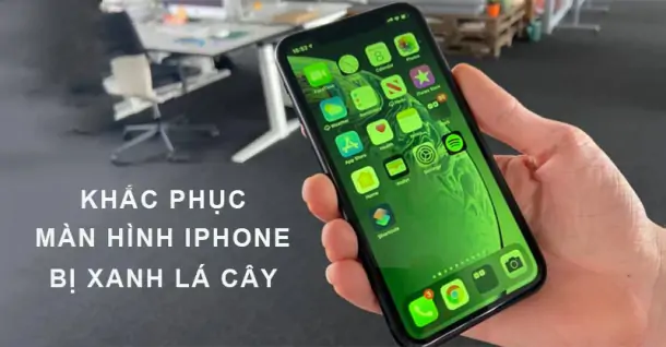 Màn hình điện thoại iPhone bị xanh lá cây - Nguyên nhân và cách khắc phục