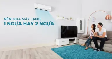 Nên mua máy lạnh 1 ngựa hay 2 ngựa? Tiêu chí lựa chọn phù hợp