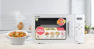 Cách dùng lò vi sóng Sharp hiệu quả