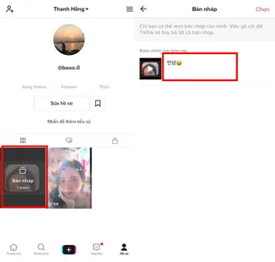 Hướng dẫn 3 cách lấy lại video bản nháp đã xóa trên TikTok