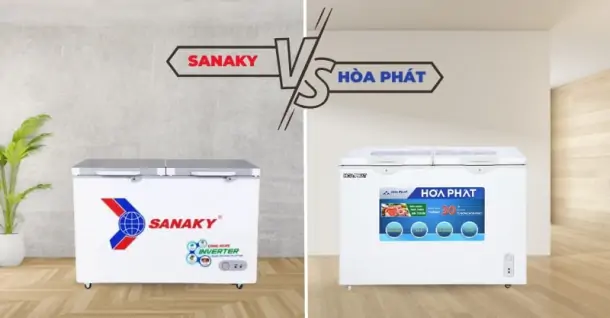 So sánh tủ đông Sanaky và Hòa Phát - Nên lựa chọn thương hiệu nào?