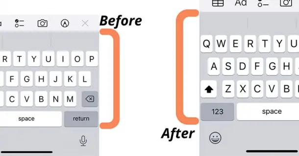 Bỏ túi ngay một vài cách tăng kích bàn phím iPhone cực kỳ đơn giản