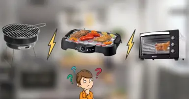 So sánh lò nướng, bếp nướng điện và bếp than - Nên mua loại nào?