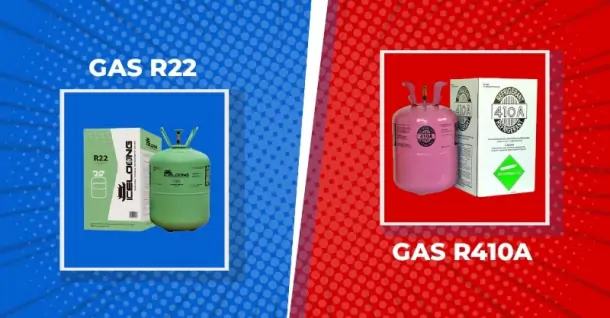 So sánh gas R22 và R410A - Loại gas nào được dùng phổ biến hơn?