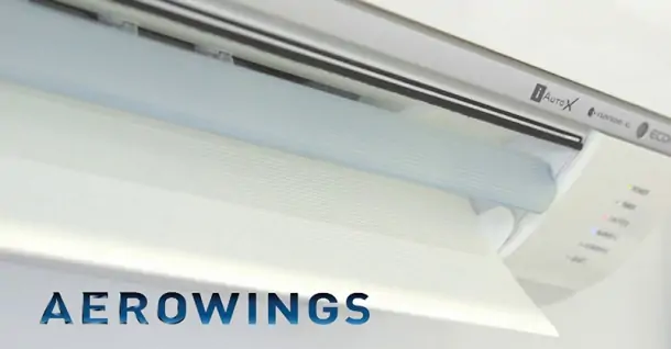 AEROWINGS - Cánh đảo gió cải tiến mới của máy lạnh Panasonic