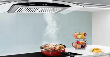 Khoảng cách máy hút mùi và bếp bao nhiêu là hợp lý?