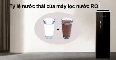 Tỷ lệ nước thải của máy lọc nước RO là bao nhiêu?