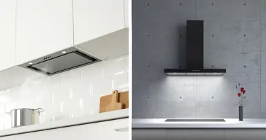 Nên mua máy hút mùi âm tủ hay áp tường dùng trong gia đình?