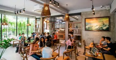 Hướng dẫn bố trí loa cho quán cafe kín và ngoài trời