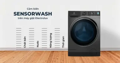 Bật mí tác dụng của cảm biến SensorWash trên máy giặt Electrolux