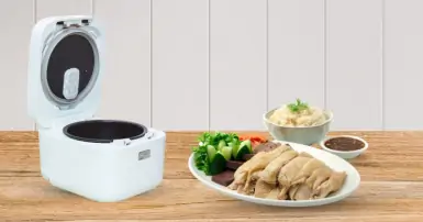 Cách luộc gà bằng nồi cơm điện tại nhà