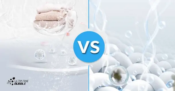 So sánh công nghệ giặt cô đặc bọt khí và siêu bọt khí