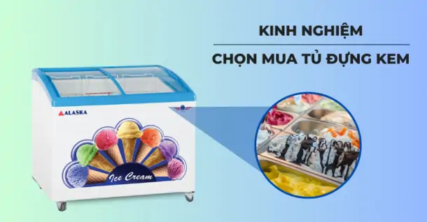 Chia sẻ kinh nghiệm chọn mua tủ đông đựng kem cho cửa hàng kinh doanh