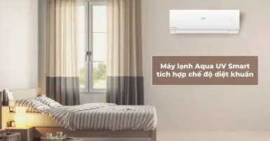 Khám phá máy lạnh Aqua UV Smart tích hợp chế độ diệt khuẩn