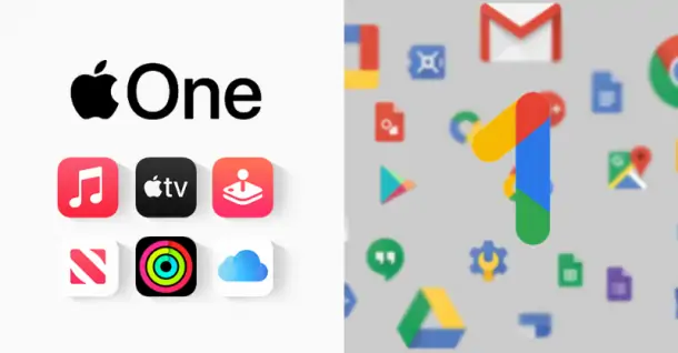 Chọn Apple One hay Google One? Đâu là lựa chọn tốt hơn?