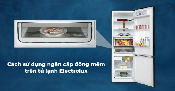 Cách sử dụng ngăn cấp đông mềm trên tủ lạnh Electrolux hiệu quả