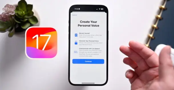 Tính năng Personal Voice trên iOS 17 có thể hỗ trợ người dùng tạo giọng nói AI