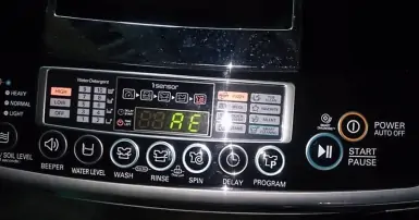 Máy giặt LG báo lỗi AE - Nguyên nhân và cách khắc phục chi tiết