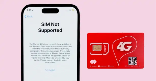 Nguyên nhân iPhone không nhận SIM Viettel và cách khắc phục