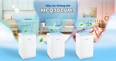 Máy lọc không khí Daikin MCQ30ZVM7 - Nhỏ gọn, thời trang, lọc khí nhanh chóng