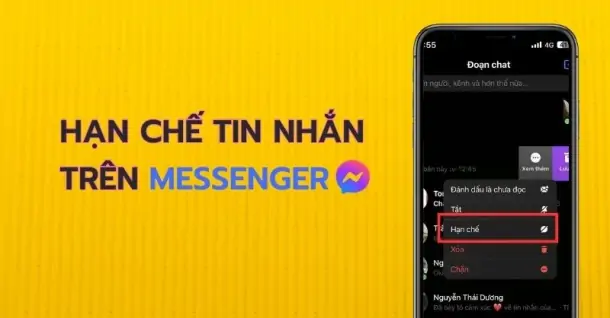 Cách bật, tắt tính năng hạn chế tin nhắn trên Messenger đơn giản, dễ thực hiện