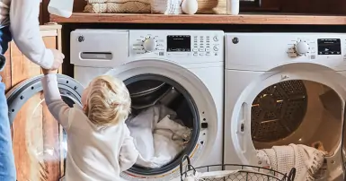 Những lưu ý khi sấy đồ cho bé bằng máy sấy quần áo