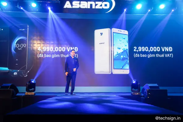 Thương hiệu Việt Asanzo lên kệ hai smartphone Asanzo Z5 và S5, giá từ 3 triệu