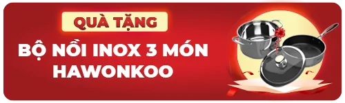 Bếp Đôi Hỗn Hợp Hawonkoo Inverter CEH-263 4800W - Xuất Xứ Thái Lan