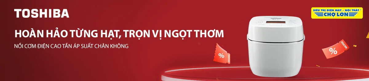 TOSHIBA HOÀN HẢO TỪNG HẠT, TRỌN VỊ NGỌT THƠM NỒI CƠM ĐIỆN CAO TẦN ÁP SUẤT CHÂN KHÔNG