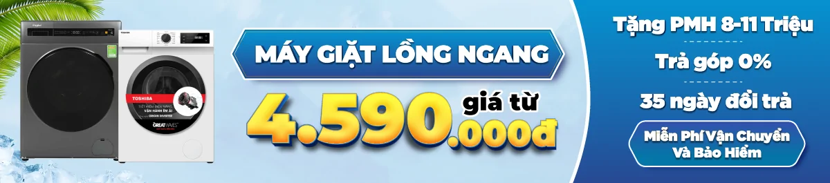 Máy giặt lồng ngang