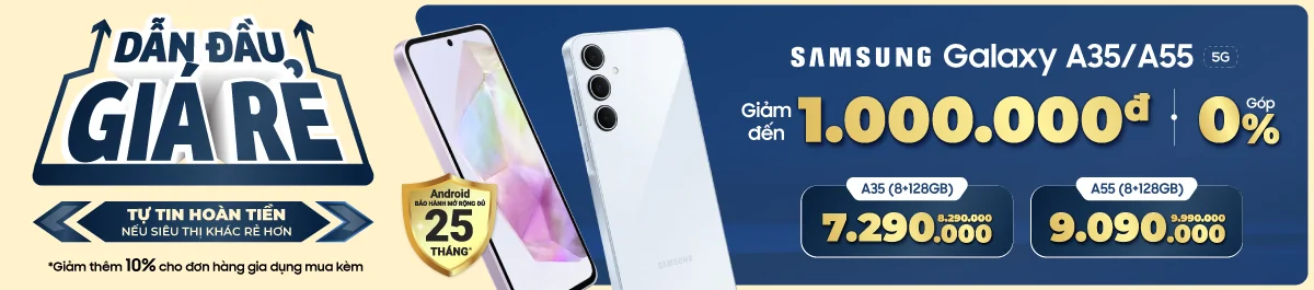 Samsung A35/A55 quà cực đã