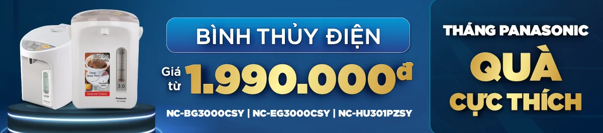 Bình thủy điện Panasonic