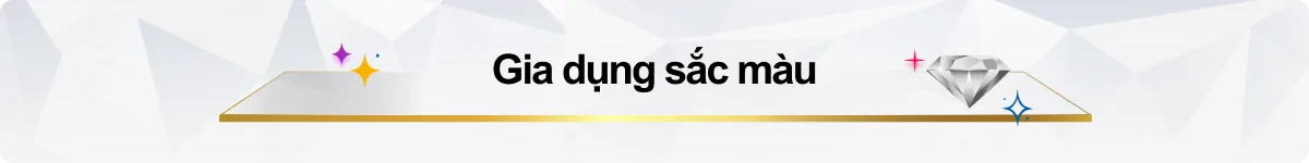 Banner gia dụng sắc màu