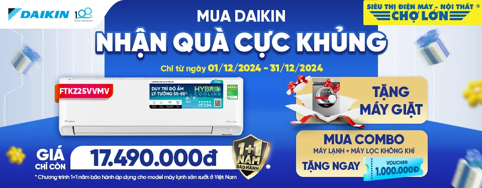 Mua Daikin - Nhận quà cực khủng