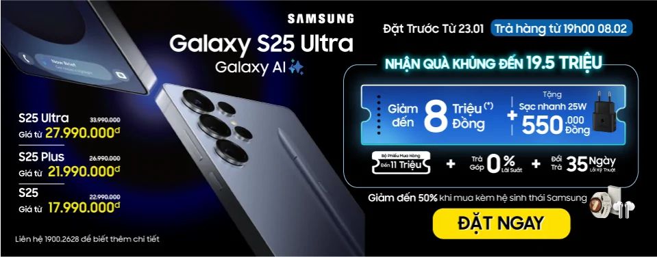 Đặt trước Samsung Galaxy S25 series