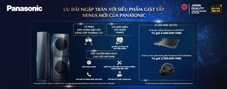 Giặt sấy Venus