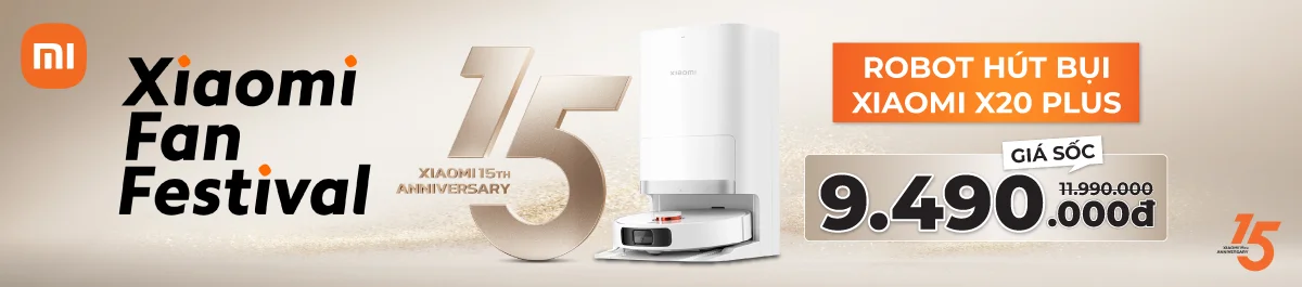 Robot hút bụi Xiaomi x20 Plus