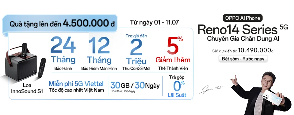 OPPO Reno14 Series - Chuyên gia chân dung AI