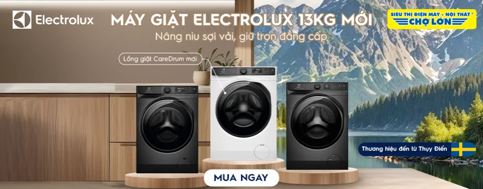 Máy giặt Electrolux 13kg - Nâng niu sợi vải, giữ trọn đẳng cấp